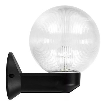 Iluminação de parede exterior NADIR 1xE27/15W/230V IP44 transparente