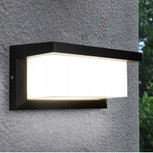 Iluminação de parede exterior NEELY 1xE27/60W/230V IP54 preto