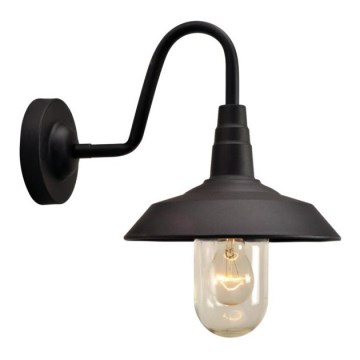 Iluminação de parede exterior NILDA 1xE27/60W/230V IP44 preto