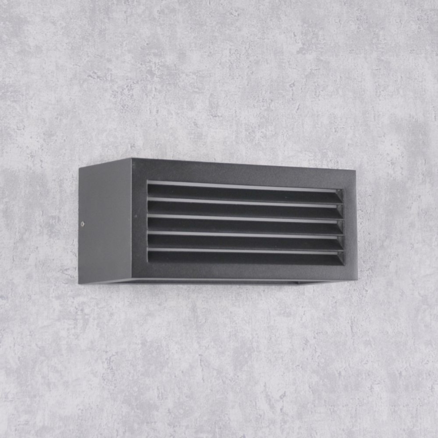 Iluminação de parede exterior OSAKA 1xE27/12W/230V IP54