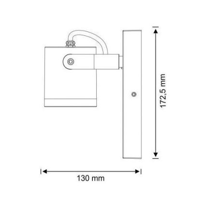 Iluminação de parede exterior PINO 1xGU10/10W/230V IP44