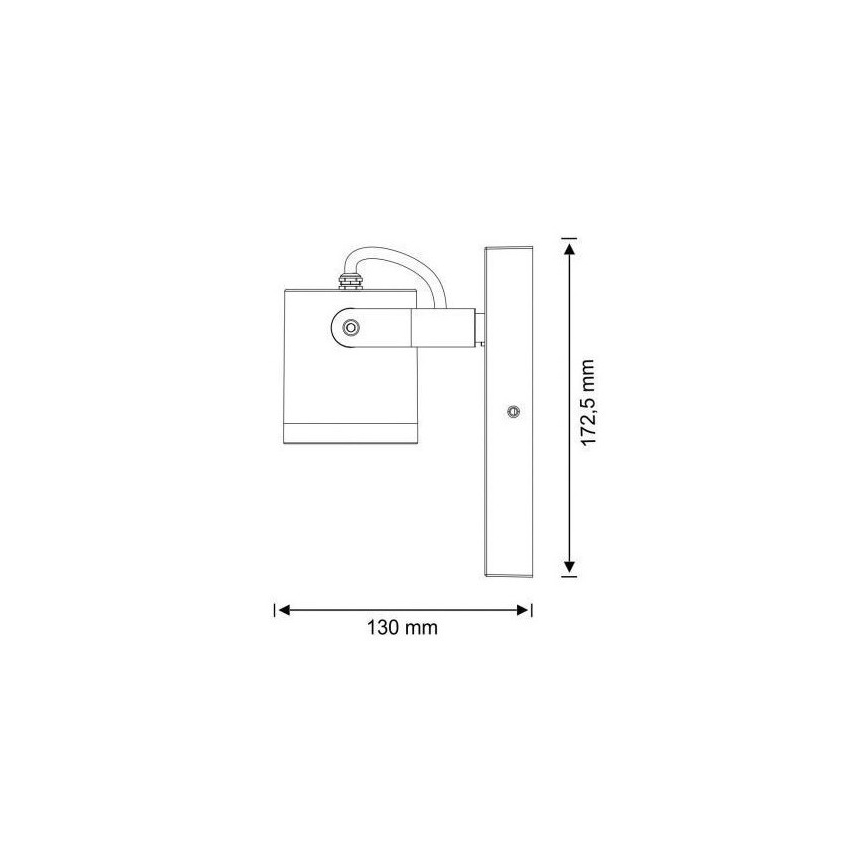 Iluminação de parede exterior PINO 1xGU10/10W/230V IP44