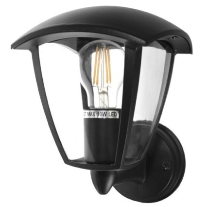 Iluminação de parede exterior SURVA 1xE27/60W/230V IP44 preto
