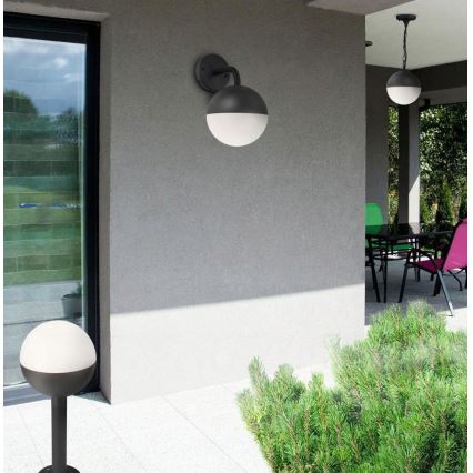 Iluminação de parede exterior ULSA 1xE27/12W/230V IP44