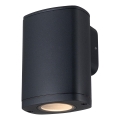 Iluminação de parede exterior ZEVI 1xGU10/10W/230V IP54 preto