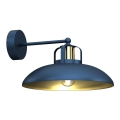 Iluminação de parede FELIX 1xE27/60W/230V azul