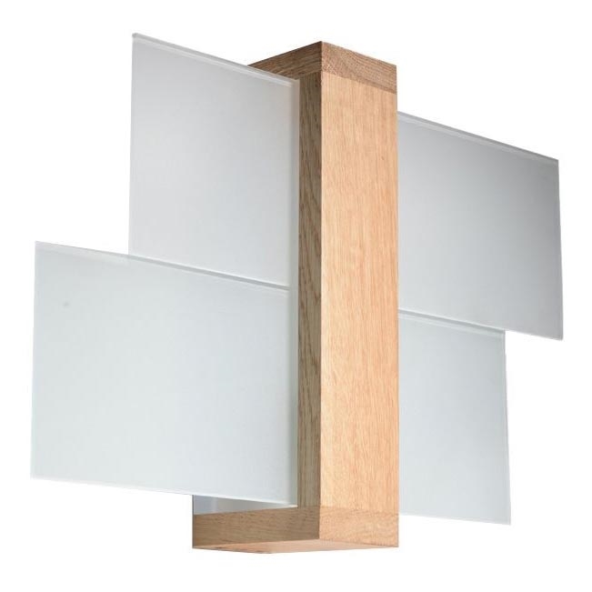 Iluminação de parede FENIKS 1 1xE27/60W/230V Bétula/faia