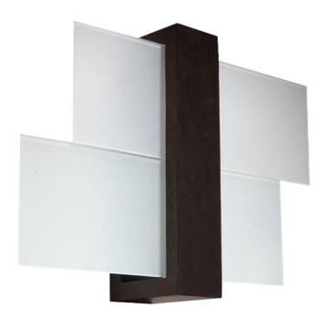 Iluminação de parede FENIKS 1 1xE27/60W/230V Bétula/faia/wenge