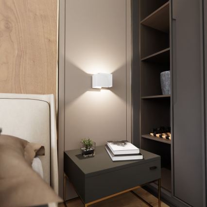 Iluminação de parede FROST 1xG9/8W/230V branco