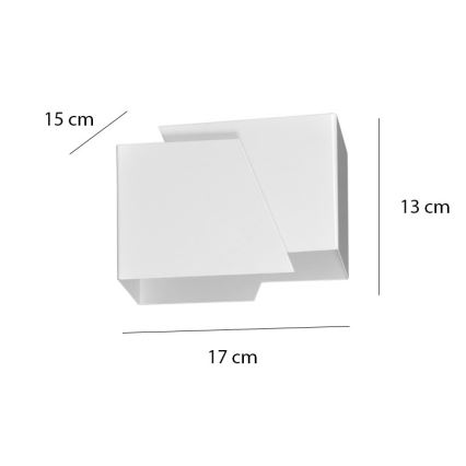 Iluminação de parede FROST 1xG9/8W/230V branco