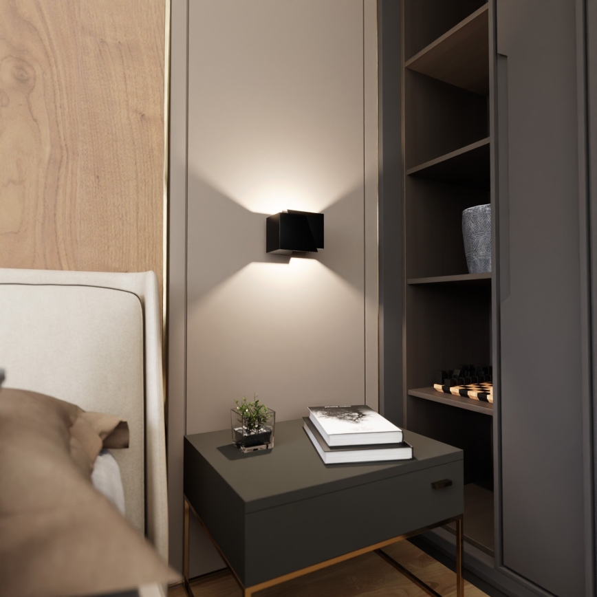 Iluminação de parede FROST 1xG9/8W/230V preto