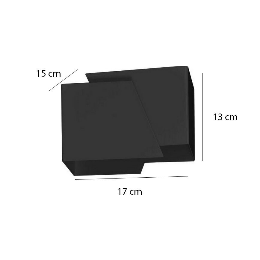 Iluminação de parede FROST 1xG9/8W/230V preto