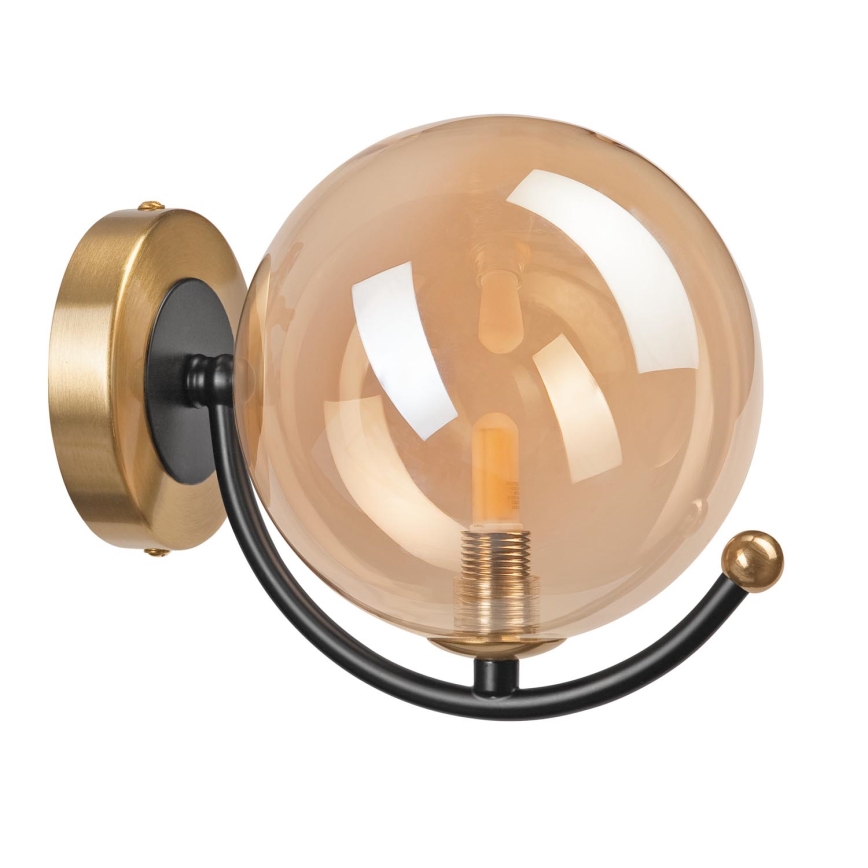 Iluminação de parede GEORGIA 1xE14/5W/230V dourado/fumado bege