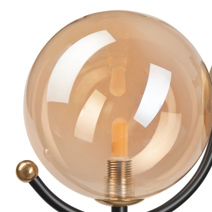 Iluminação de parede GEORGIA 1xE14/5W/230V dourado/fumado bege