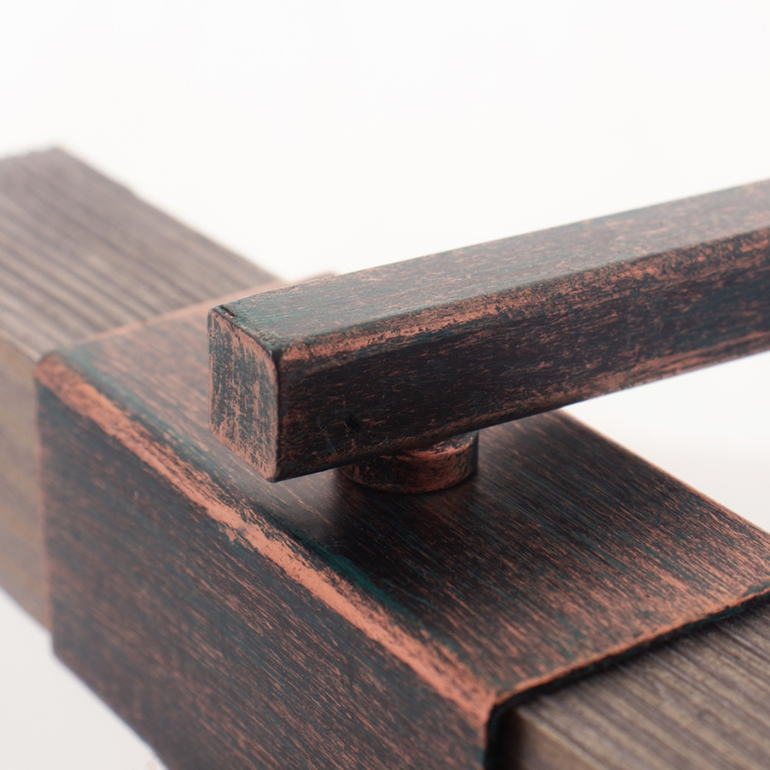 Iluminação de parede HAKON 1xE27/60W/230V pátina