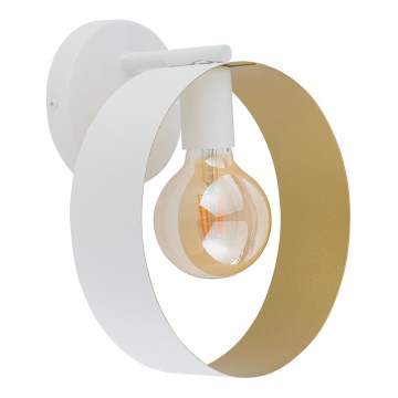 Iluminação de parede HAPPY 1xE27/60W/230V branca/dourada