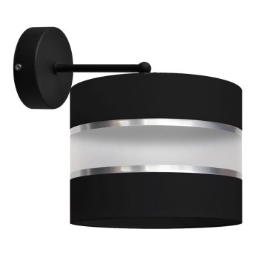 Iluminação de parede HELEN 1xE27/15W/230V preta