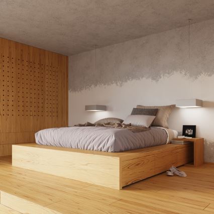 Iluminação de parede HORUS 1xE27/60W/230V cinzento