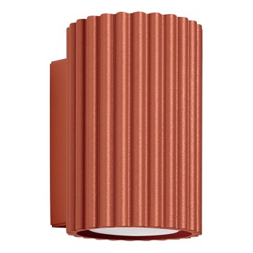 Iluminação de parede KARBON 1xGU10/10W/230V vermelho