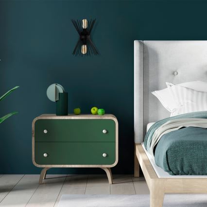 Iluminação de parede KIRPI 2xE27/40W/230V