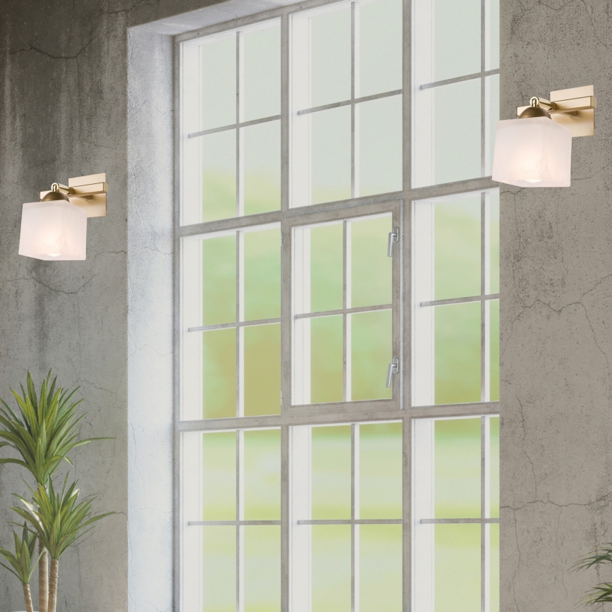 Iluminação de parede KLARA 1xE14/40W/230V dourado