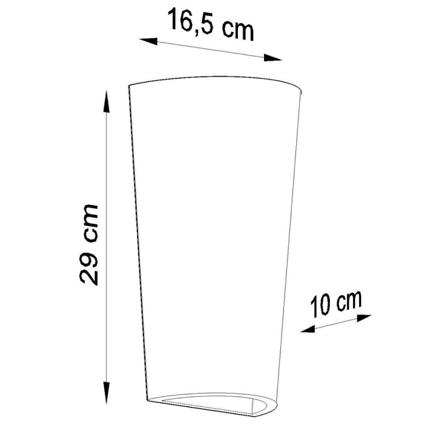 Iluminação de parede LANA 1xE27/60W/230V