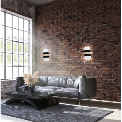 Iluminação de parede LED APRIL LED/6W/230V branco/preto