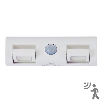 Iluminação de parede LED com sensor LED/3xAA/4,5V