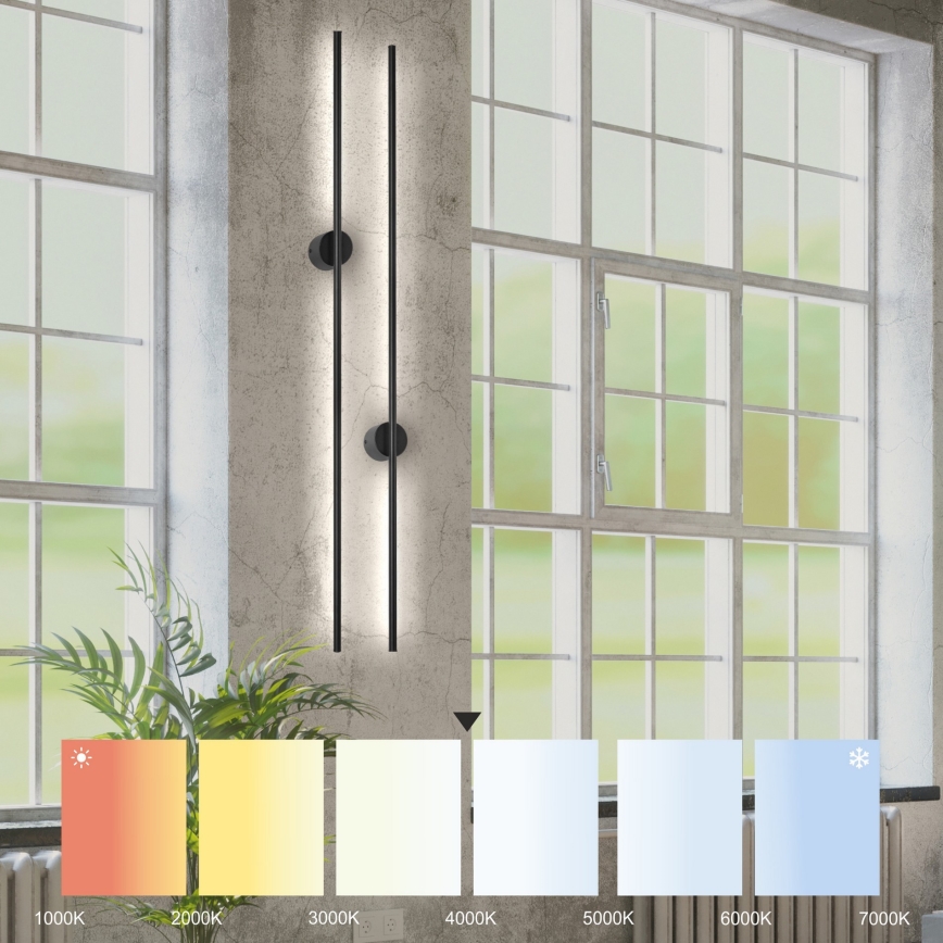 Iluminação de parede LED LANA LED/12W/230V 4000K preto