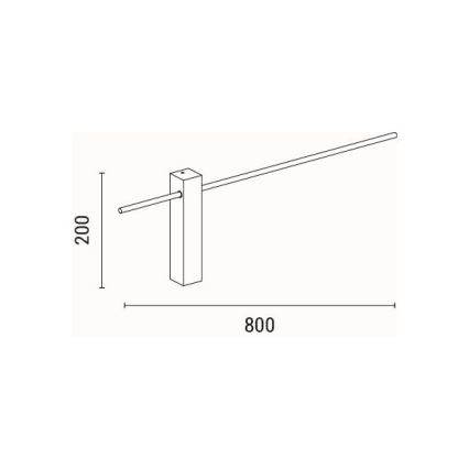 Iluminação de parede LED LED/10W/230V 3000K
