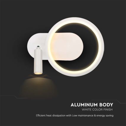 Iluminação de parede LED LED/14W/230V 3000K branco