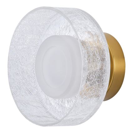 Iluminação de parede LED LED/8W/230V 3000K dourado/transparente