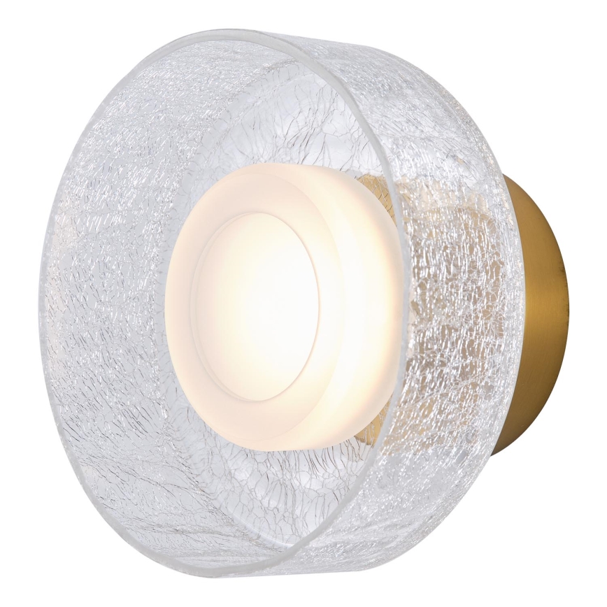 Iluminação de parede LED LED/8W/230V 3000K dourado/transparente