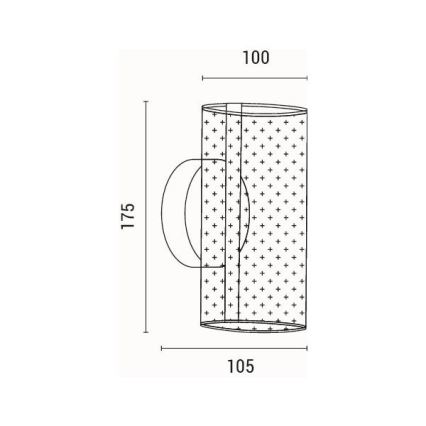 Iluminação de parede LED LED/8W/230V 3000K