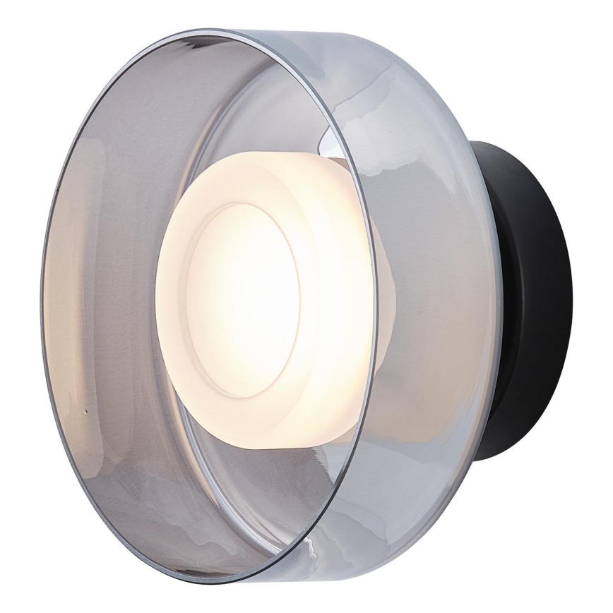 Iluminação de parede LED LED/8W/230V 3000K preto/fumado