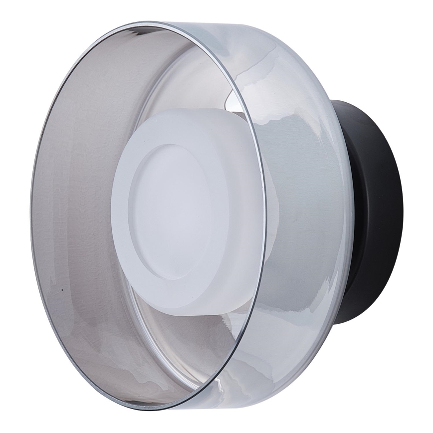 Iluminação de parede LED LED/8W/230V 3000K preto/fumado