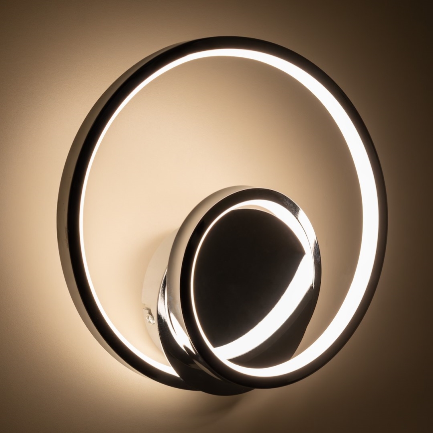 Iluminação de parede LED LUCERO LED/13W/230V cromado brilhante