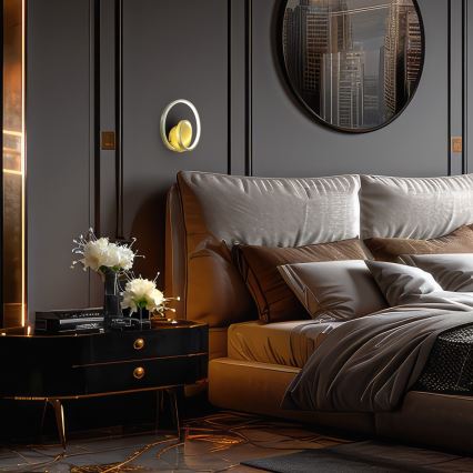 Iluminação de parede LED LUCERO LED/13W/230V dourado