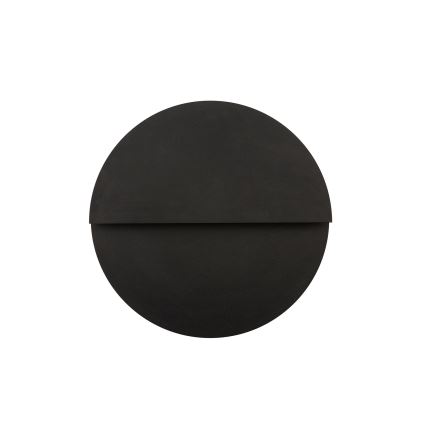 Iluminação de parede LED LUNA LED/7W/230V diâmetro 26 cm preto