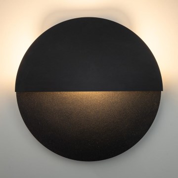 Iluminação de parede LED LUNA LED/7W/230V diâmetro 36 cm preto