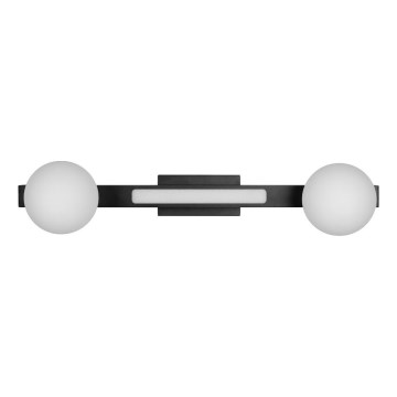 Iluminação de parede LED MAGNET LED/13W/230V + 2xG9/60W 3000/4000K preto