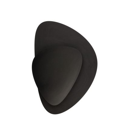 Iluminação de parede LED PEDRA LED/7W/230V preto