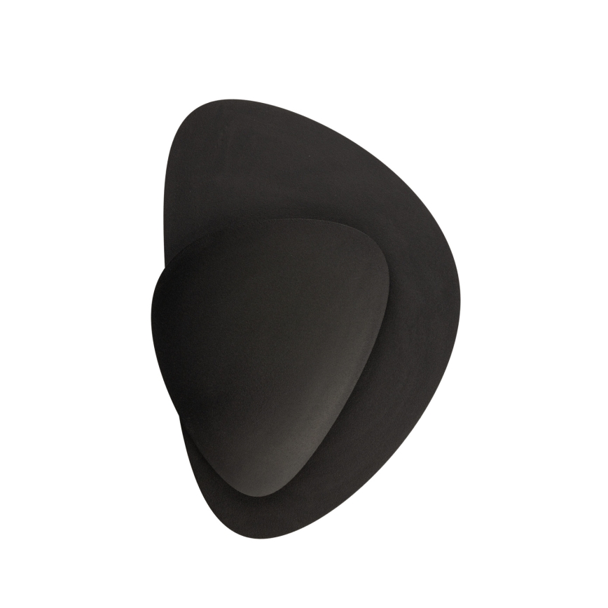 Iluminação de parede LED PEDRA LED/7W/230V preto