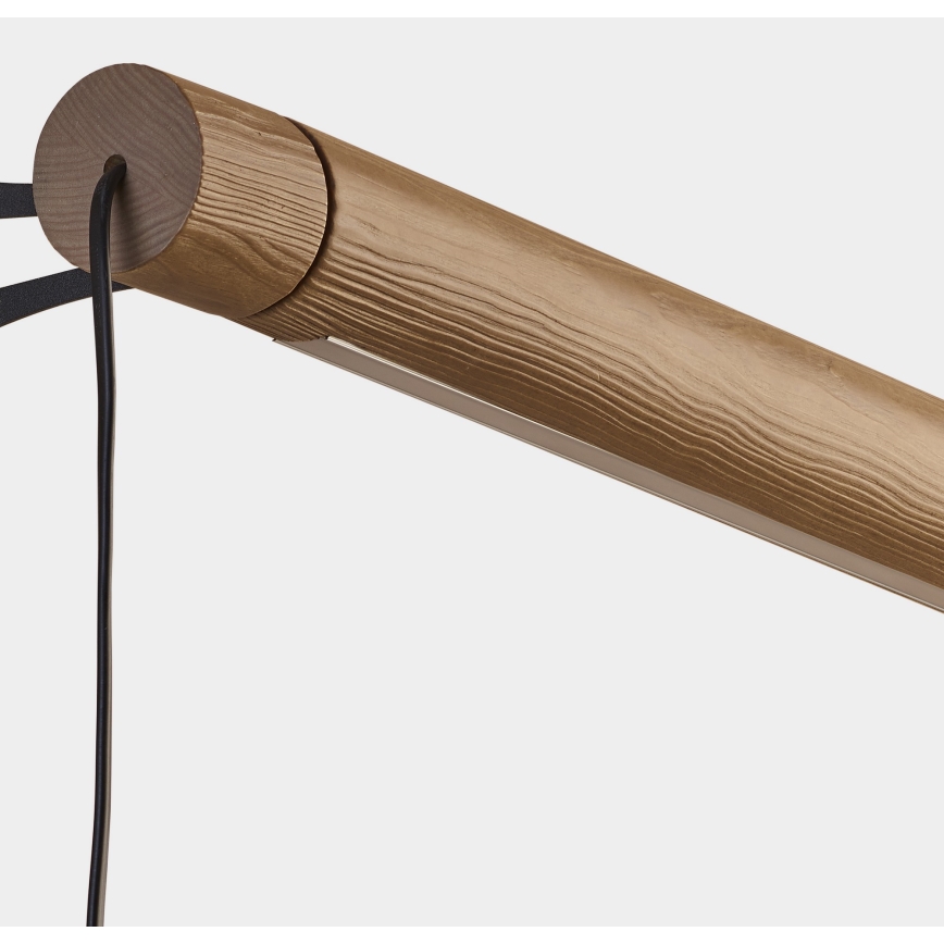 Iluminação de parede LED ROLLO LED/30W/230V madeira