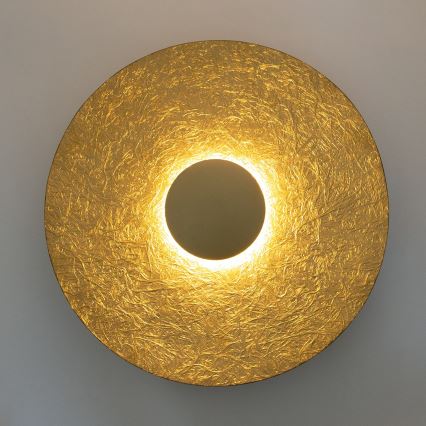 Iluminação de parede LED SOLE LED/16W/230V diâmetro 65 cm dourado