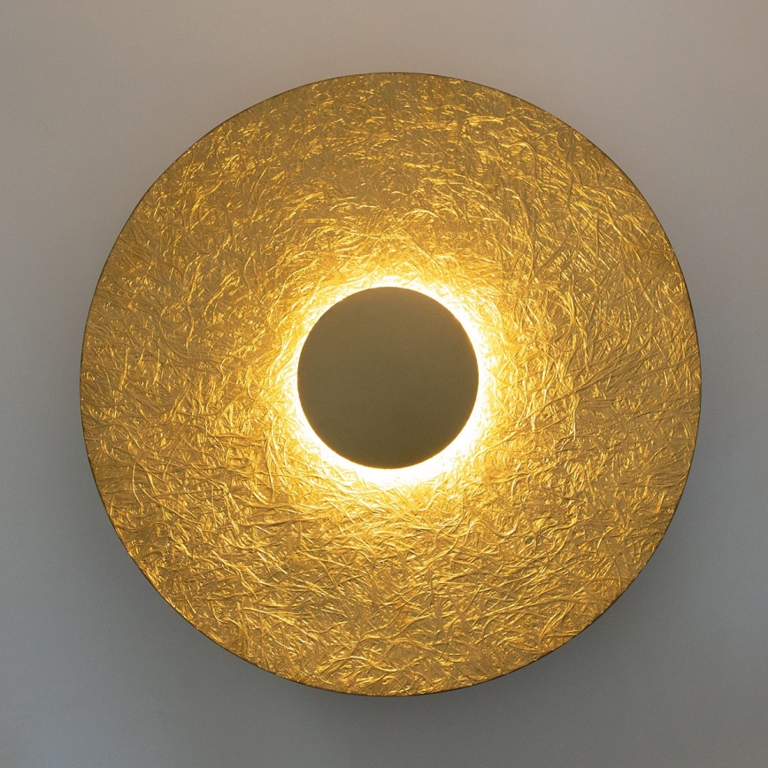 Iluminação de parede LED SOLE LED/16W/230V diâmetro 65 cm dourado