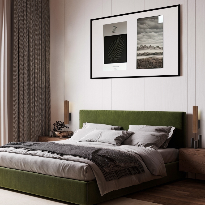 Iluminação de parede LED TEO LED/3W/230V 3000K nogueira