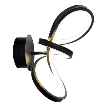 Iluminação de parede LED TESORO LED/15W/230V preto