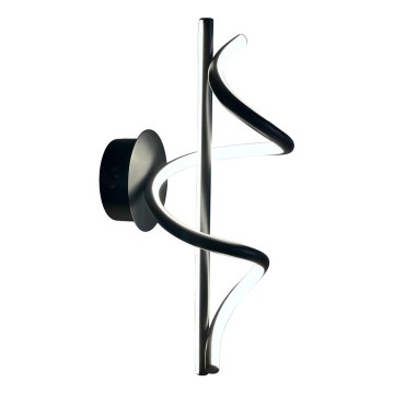 Iluminação de parede LED TWIST LED/12W/230V preto
