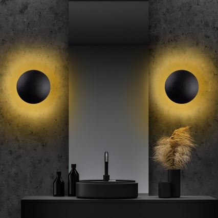 Iluminação de parede LED YOSMA LED/5W/230V 3000K preto/cobre